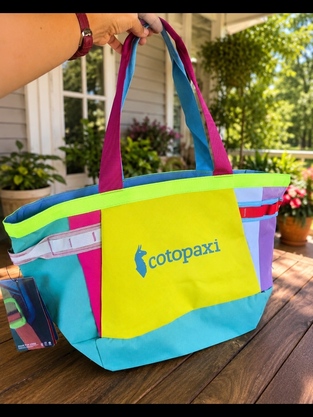 Cotopaxi 30L Color Tote Bag Portable Outdoor Travel Shoulder Handbag